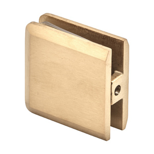 Satin Brass Wall Mount Premier Series Glass Clip