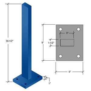 CRL 30" Custom Cielo Solid Stanchion