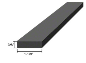 CRL 3/8" x 1-1/8" x 4" Silicone Rubber Setting Blocks