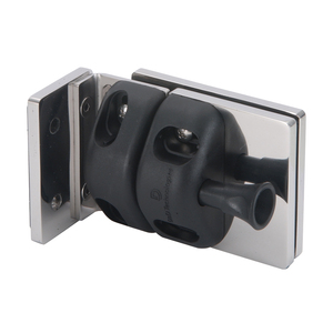 CRL 316 Polished Stainless Wall/Square Post Mount Gate Latch