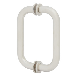 CRL Satin Nickel 6" BM Series Tubular Back-to-Back Pull Handle