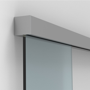 CRL 690 Series Satin Anodized Wall or Ceiling Mount Sliding Door Kit