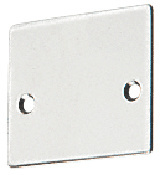 CRL Satin Anodized End Cap with Screws for NH3 Series Wide U-Channel