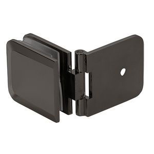 CRL Oil Rubbed Bronze Adjustable Beveled Wall Mount Glass Clamp