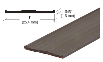 CRL Bronze PVC Flat Grid - 96"
