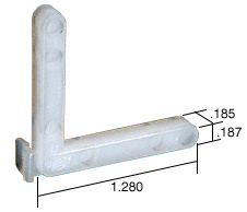 CRL Corner Key - 1.28" Leg; .185" Width - Bulk 100/Pk