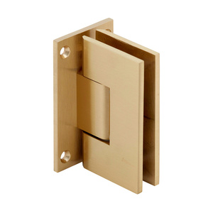 CRL Satin Brass Vienna 037 Series Wall Mount Full Back Plate Hinge