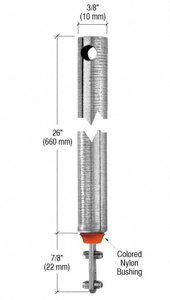 CRL 26" Tubular Spiral Tilt Window Balance Red Bushing