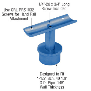 CRL Painted 1.9" Round Post P-Series 180 Degree Fixed Standoff Saddle