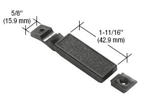 CRL Universal Backslider Replacement Latch Single Screw Mount