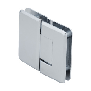 CRL Polished Chrome Pinnacle 580 Series 5 Degree Glass-To-Glass Hinge