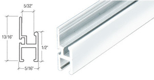 CRL White Drop-In Style Top and Side Triple Track Frame