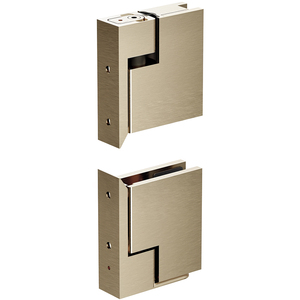 CRL Brushed Bronze Zero Hinge Set