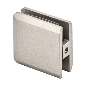 Brushed Nickel Wall Mount Premier Series Glass Clip