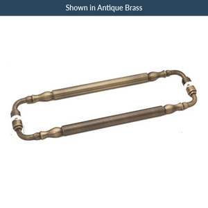 Polished Brass 18" Traditional Series Back to Back Towel Bars