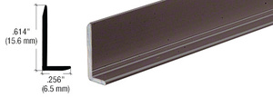 CRL Bronze Electro-Static Paint 1/4" Aluminum L-Bar Extrusion