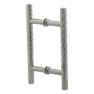 Polished Nickel 6" Ladder Pull Back to Back Handles