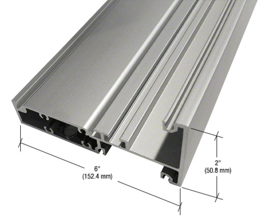 CRL-U.S. Aluminum Clear Anodized Intermediate Horizontal - 24'-2" | CRL