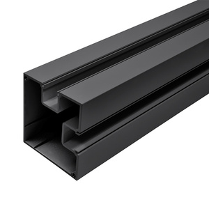 CRL 72" Matte Black Cielo Corner Post Only