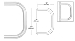 CRL Satin Anodized ACRS End Loop