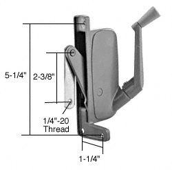 CRL Right Hand Awning Window Operator for Tucker