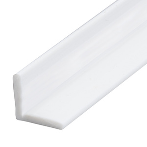 CRL Multi-Purpose White 'L' Angle Jamb Seal for 1/4" to 1/2" Glass