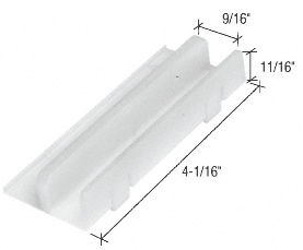 CRL Tub Enclosure Sliding Door Bottom Guide for International