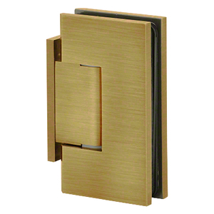Brushed Bronze Wall Mount with Offset Back Plate Adjustable Maxum Series Hinge