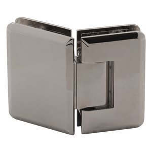 Polished Nickel 135° Glass-to-Glass Adjustable Premier Series Hinge
