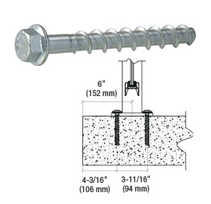 Hilti® Carbon Steel KWIK HUS-EZ 1/4" x 3" Anchor