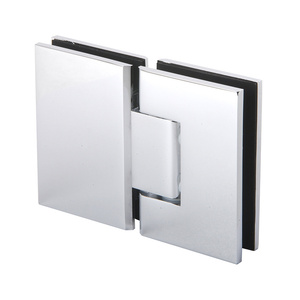 CRL Polished Chrome Melbourne 180 Degree Glass-to-Glass Hinge