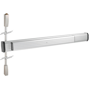 CRL Satin Aluminum 36" x 96" Jackson® 1275 Push Pad Surface Vertical Rod Panic Exit Device