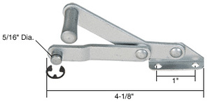 CRL Right Hand Louver or Jalousie Window Operator for International