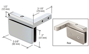 CRL Chrome Prima 05 Series Right Hand Offset Mount Hinge