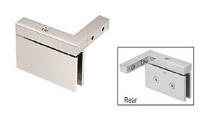 CRL Polished Nickel Senior Cardiff Wall Mount Offset Back Plate Hinge