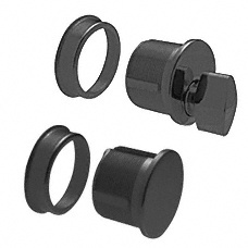 CRL Matte Black Thumbturn and Dummy Combo