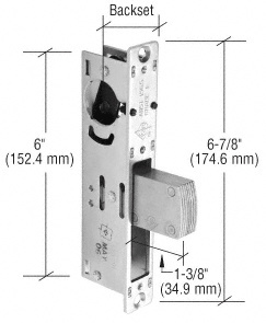 CRL Adams Rite® Long Throw Deadlock With 1-1/8" Backset