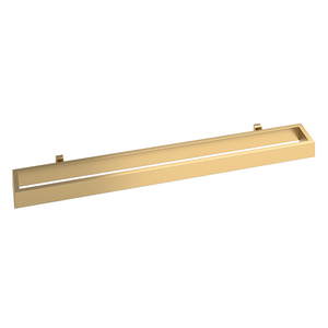 CRL Satin Brass 24" Hollow Towel Bar O-Style