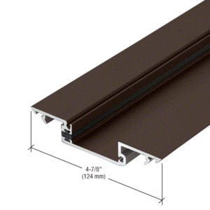 CRL-U.S. Aluminum Shallow Pocket Insert, Thermally Improved, Dark Bronze/Black Anodized Class 1, 24'-2"