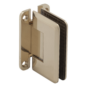 Polished Brass Wall Mount with "H" Back Plate Premier Series Hinge
