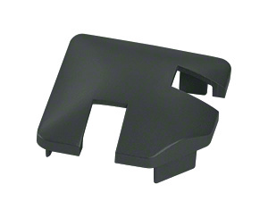 CRL Matte Black Notched Cap for 90 Degree Corner Post