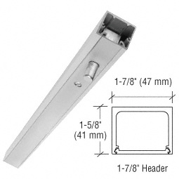 CRL Satin Anodized 36" Stock Size Narrow Header