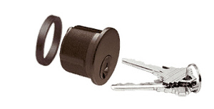 CRL Dark Bronze Mortise Keyed Alike Cylinder