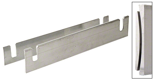 CRL SurfaceMate® Two-Piece Curved Block Set for Fascia Mount Installations