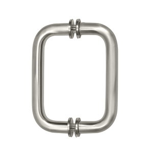 CRL Satin Nickel 6" BM Series Tubular Back-to-Back Pull Handle