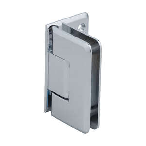 CRL Polished Chrome Cologne 044 Series Wall Mount Offset Back Plate Hinge