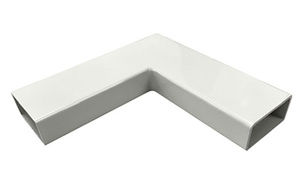 CRL Clear Anodized 1100 Series 1”x 2” Aluminum 90º Corner Tubing