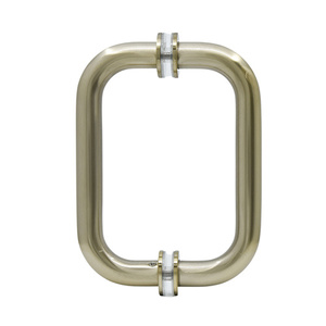 CRL Brushed Bronze 6" BM Series Tubular Back-to-Back Pull Handle