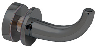 CRL Matte Black Designer Robe Hook