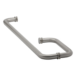 Brushed Nickel 8" x 22" Towel Bar Handle Combo with Washers